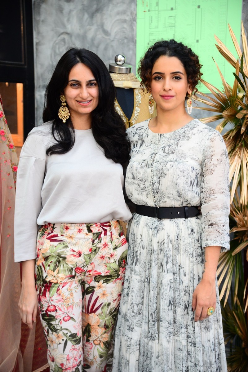 Sanya_Malhotra_with_Ace_Designer_Sonia_of_the_brand_Tyaani_by_Karan_Johar.