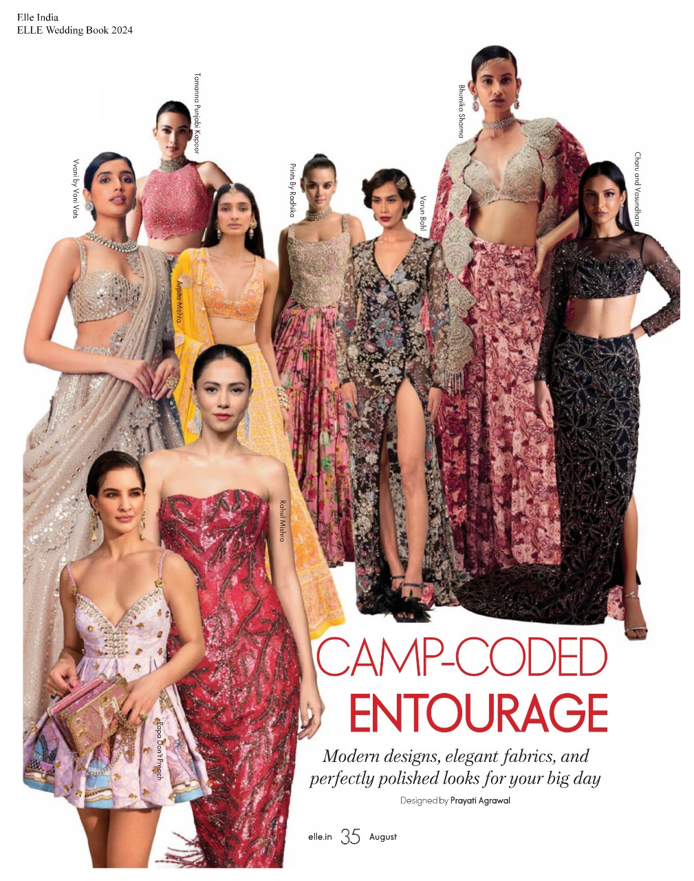 ELLE Wedding Book X Charu & Vasundhara, Vvani, Tamanna Punjabi Kapoor