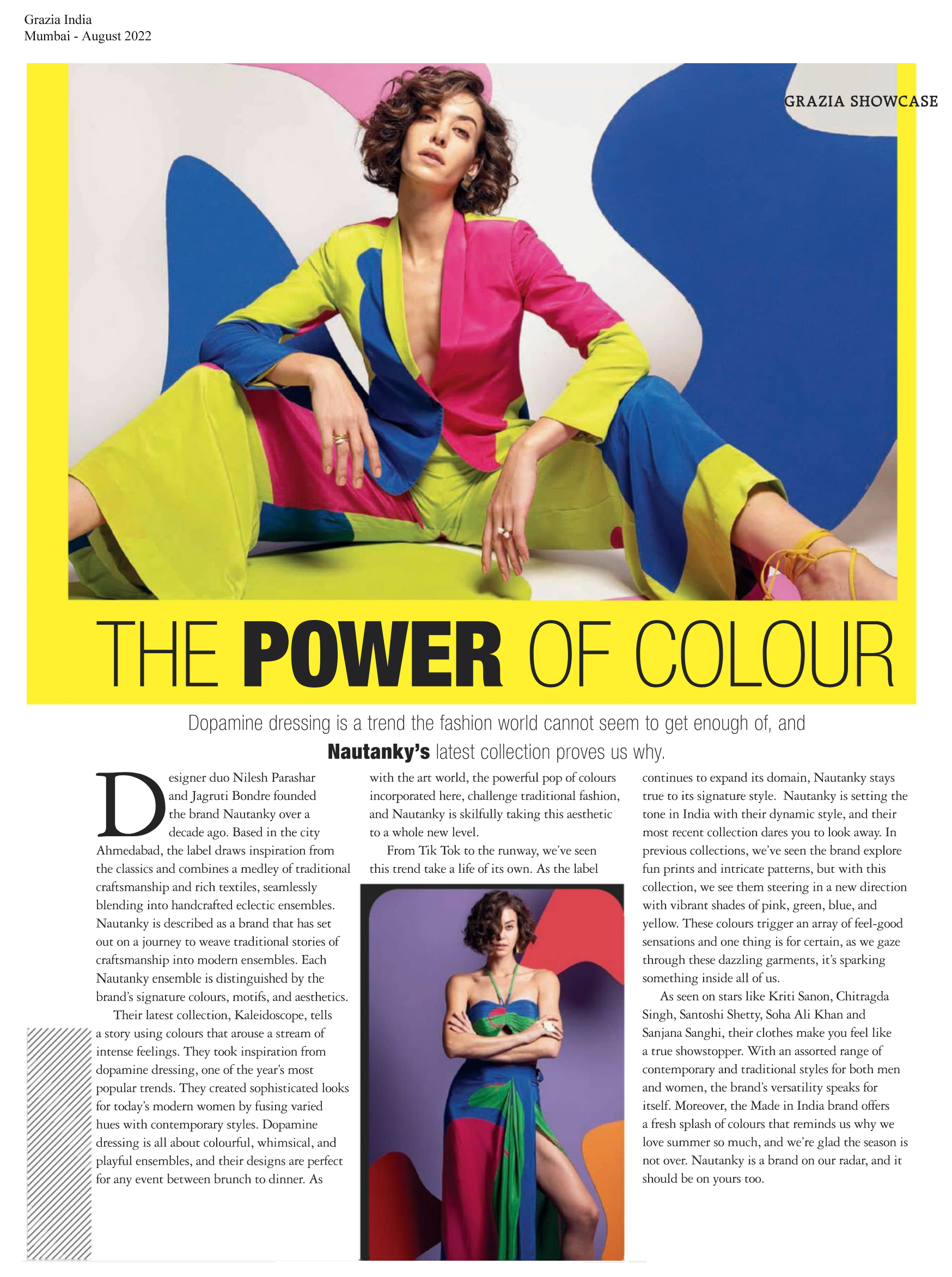 Grazia India - August 2022_Nautanky